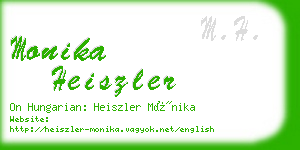 monika heiszler business card